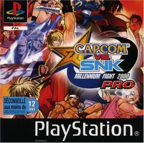 Playstation games - Capcom vs SNK millenium Fight 2000 Pro