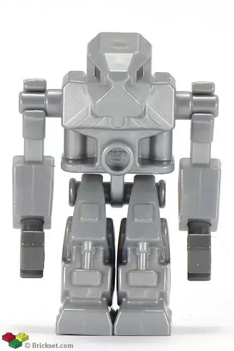 Lego Exo-Force Minifigures - Devastator - Pearl Light Gray Torso