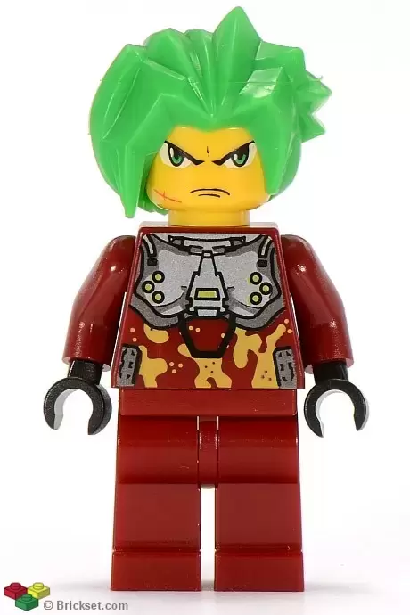 Lego Exo-Force Minifigures - Takeshi - Silver Armor