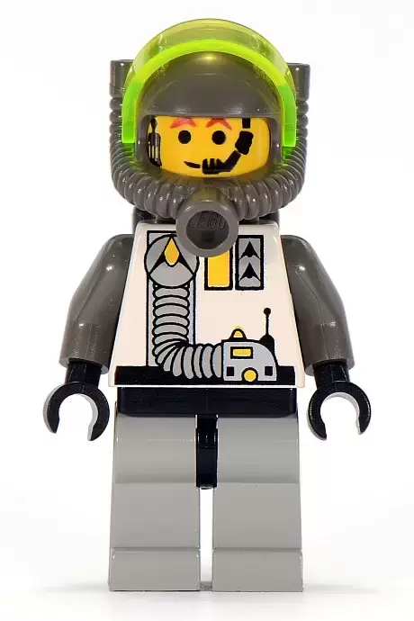 Lego Space Minifigures - Exploriens - Helmet with Breathing Apparatus and Hose Torso