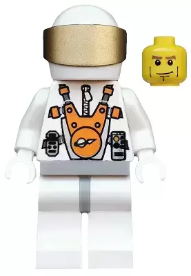 Lego Space Minifigures - Mars Mission Astronaut with Helmet and Cheek Lines