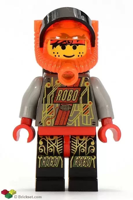 Lego Space Minifigures - RoboForce Red with Printed Legs