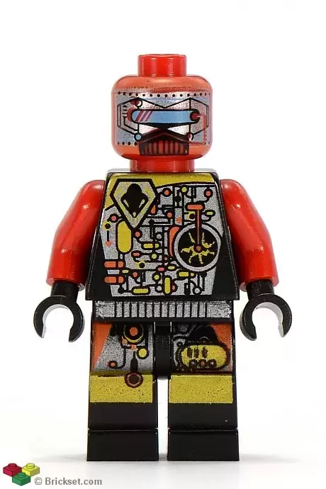 Lego Space Minifigures - UFO Droid - Red (Techdroid 2)