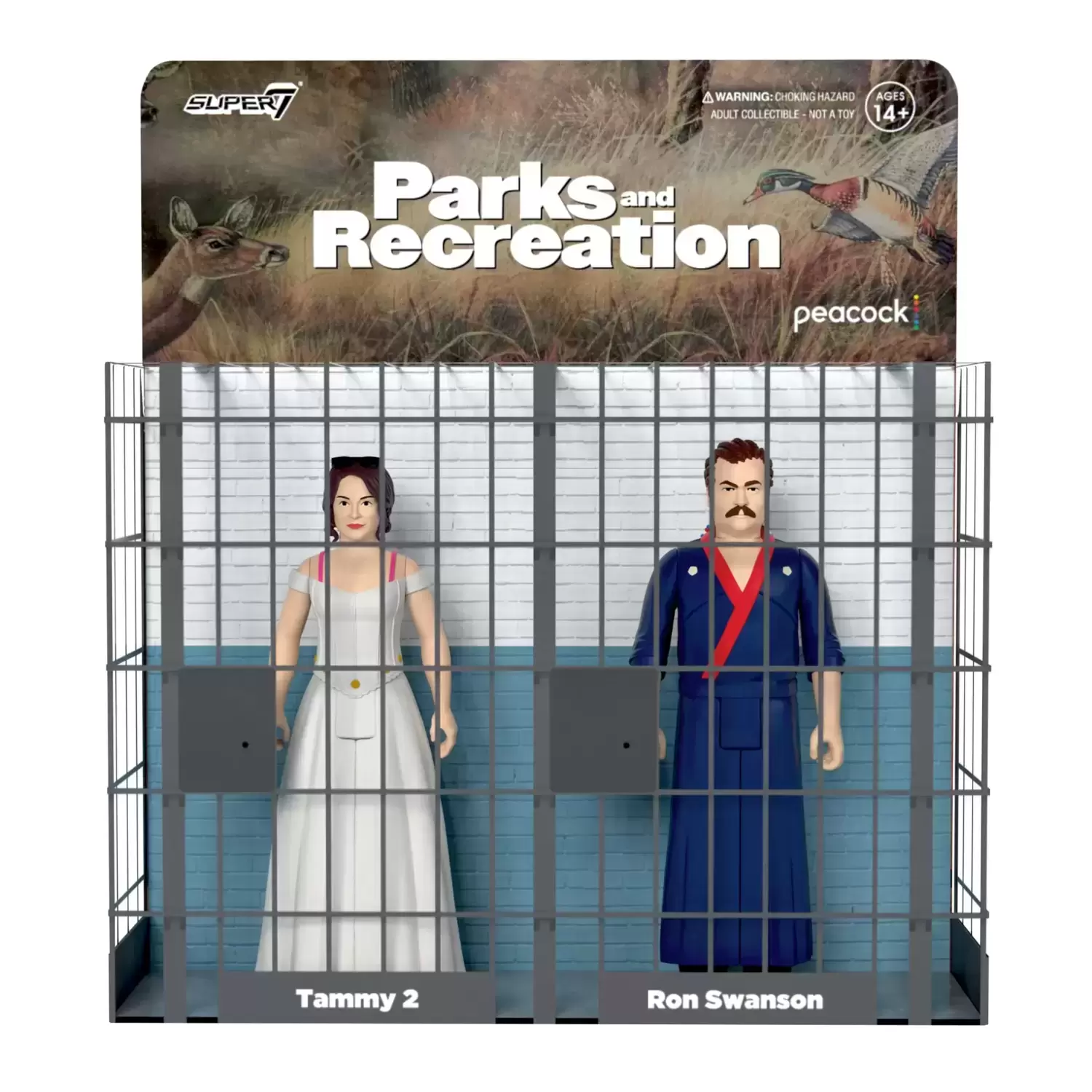 ReAction Figures - Parks and Recreation - Tammy 2 & Ron Swanson - Wedding Night 2-Pack