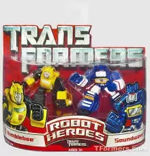 Transformers Robot Heroes - Bumblebee vs Soundwave