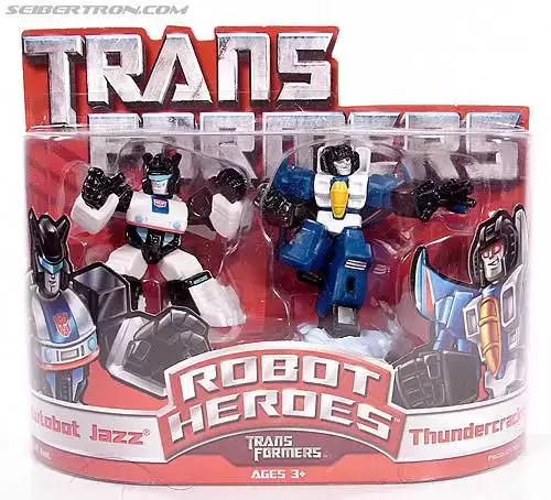 Transformers Robot Heroes - Jazz vs Thundercracker