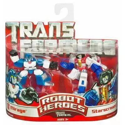 Transformers Robot Heroes - Mirage vs Starscream