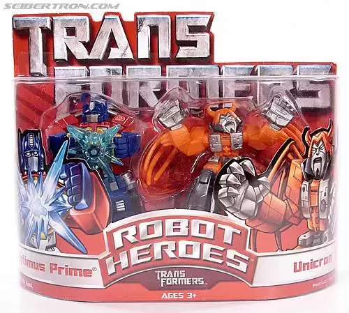 Transformers Robot Heroes - Optimus Prime vs Unicron