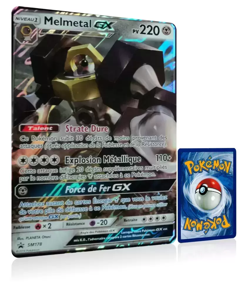 Cartes Pokemon Jumbo XXL - SM - Melmetal GX