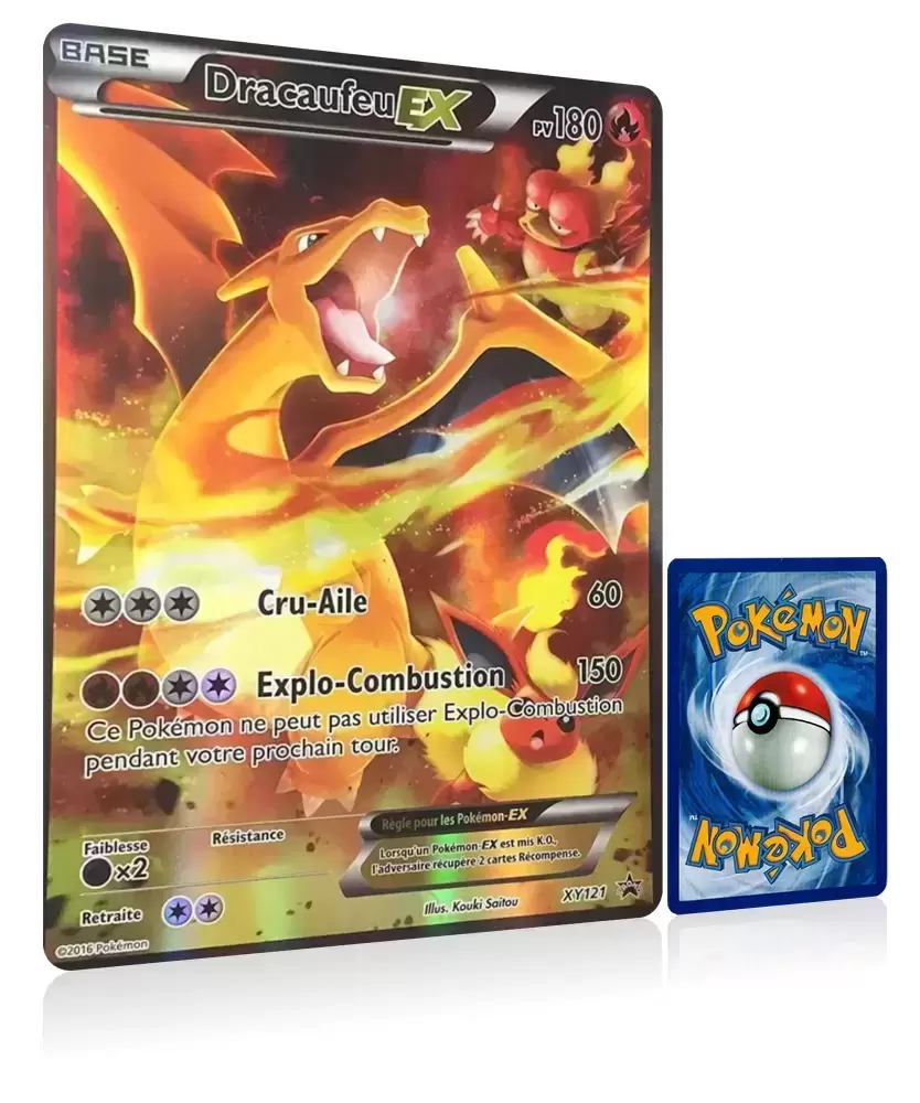 Dracaufeu EX - Jumbo - carte Pokémon 11/106 Cartes Pokemon Jumbo XXL - XY
