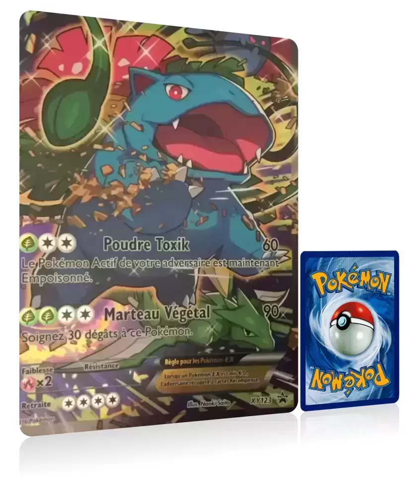 Cartes Pokemon Jumbo XXL - XY - Florizarre EX -Jumbo