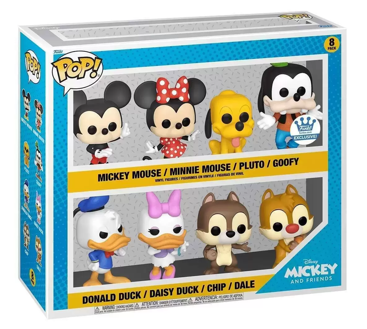 Mickey and Friends 8 Pack - POP! Disney action figure