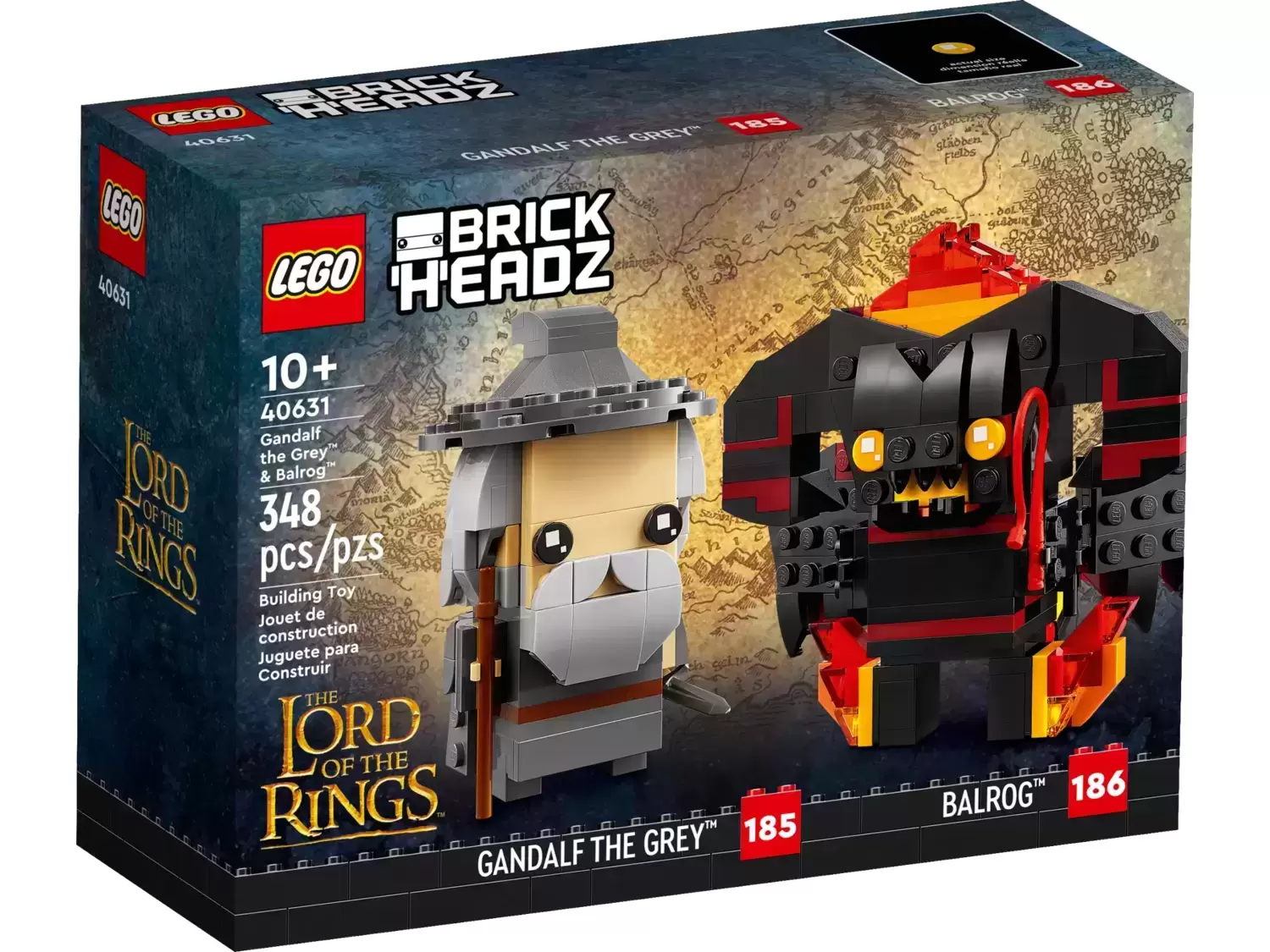LEGO BrickHeadz - 185 & 186 - Gandalf the Grey & Balrog