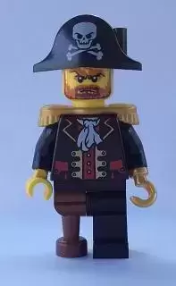 Lego Pirates Minifigures - Captain Brickbeard, No Eye Patch