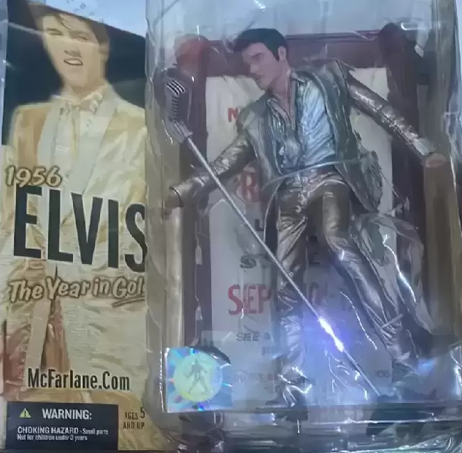McFarlane - Special Edition - 1956 ELVIS PRESSLEY (THE YEAR IN GOLD) 4th Edition- UPC - 787926125221 by McFarlane Toys/ elvis.com