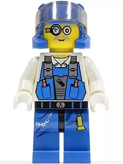 Lego Power Miners Minifigures - Power Miner - Brains, Visor