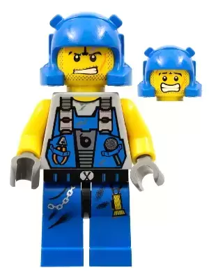 Lego Power Miners Minifigures - Power Miner - Rex