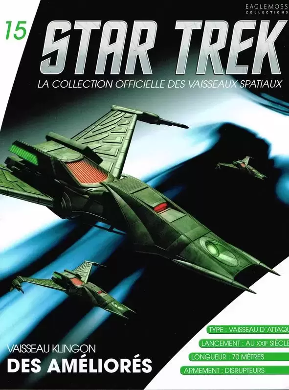 Star Trek - La collection officielle - Vaisseau klingon des améliorés