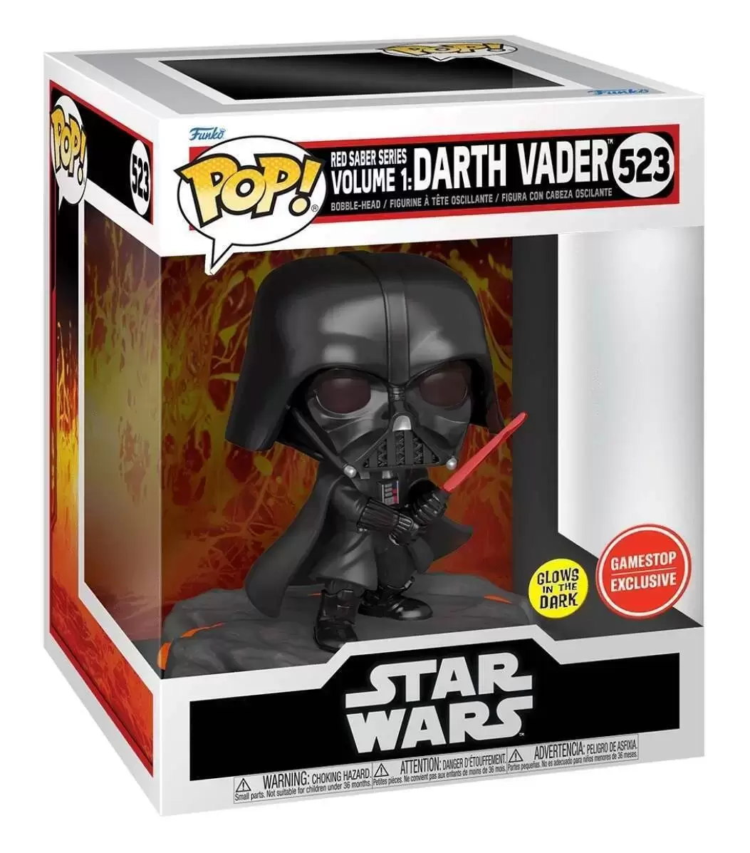 POP! Star Wars - Red Saber Series Volume 1 - Darth Vader GITD