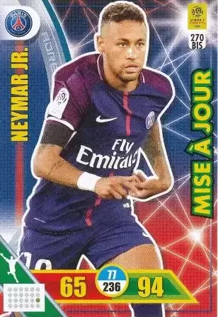 Adrenalyn XL 2017-18 - Neymar Jr. - Paris Saint-Germain