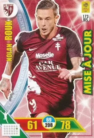 Adrenalyn XL 2017-18 - Nolan Roux - FC Metz