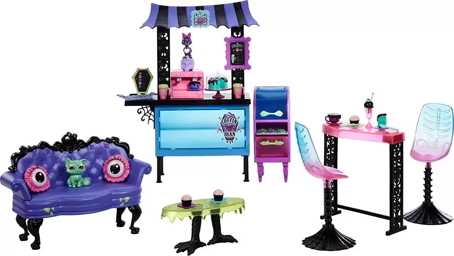 Monster High Dolls - The Coffin Bean Playset