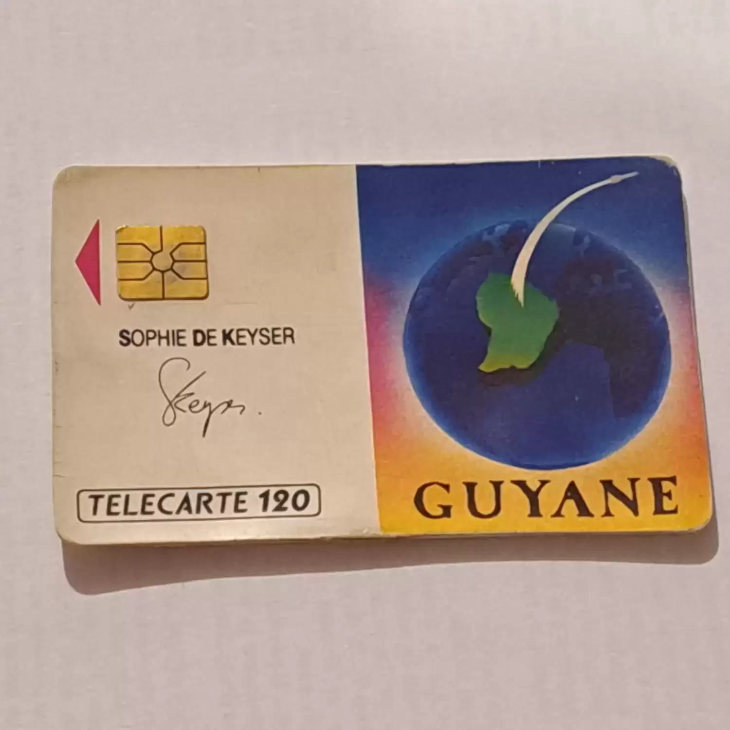 Télécartes - Guyane et espace