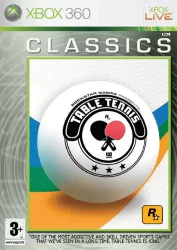 Jeux XBOX 360 - Table Tennis - Classics
