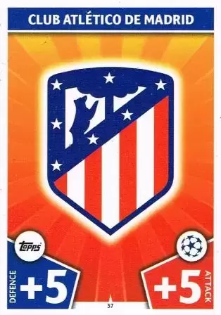Match Attax UEFA Champions League 2017/18 - Club Badge - Club Atlético de Madrid