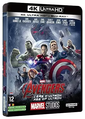 Films MARVEL - Avengers : L\'ère d\'Ultron [4K Ultra-HD + Blu-Ray]