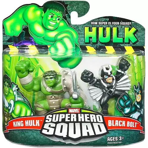 Marvel Super Hero Squad - King Hulk & Black Bolt Super Hero Squad
