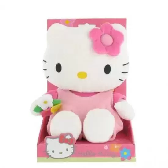 Peluches en vrac - Hello Kitty - Fleurs