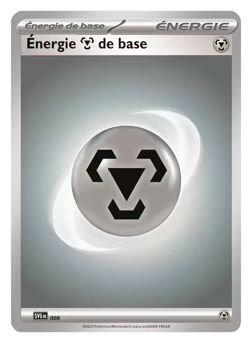 Energie Métal - carte Pokémon SVEFR-008 Énergies Génériques