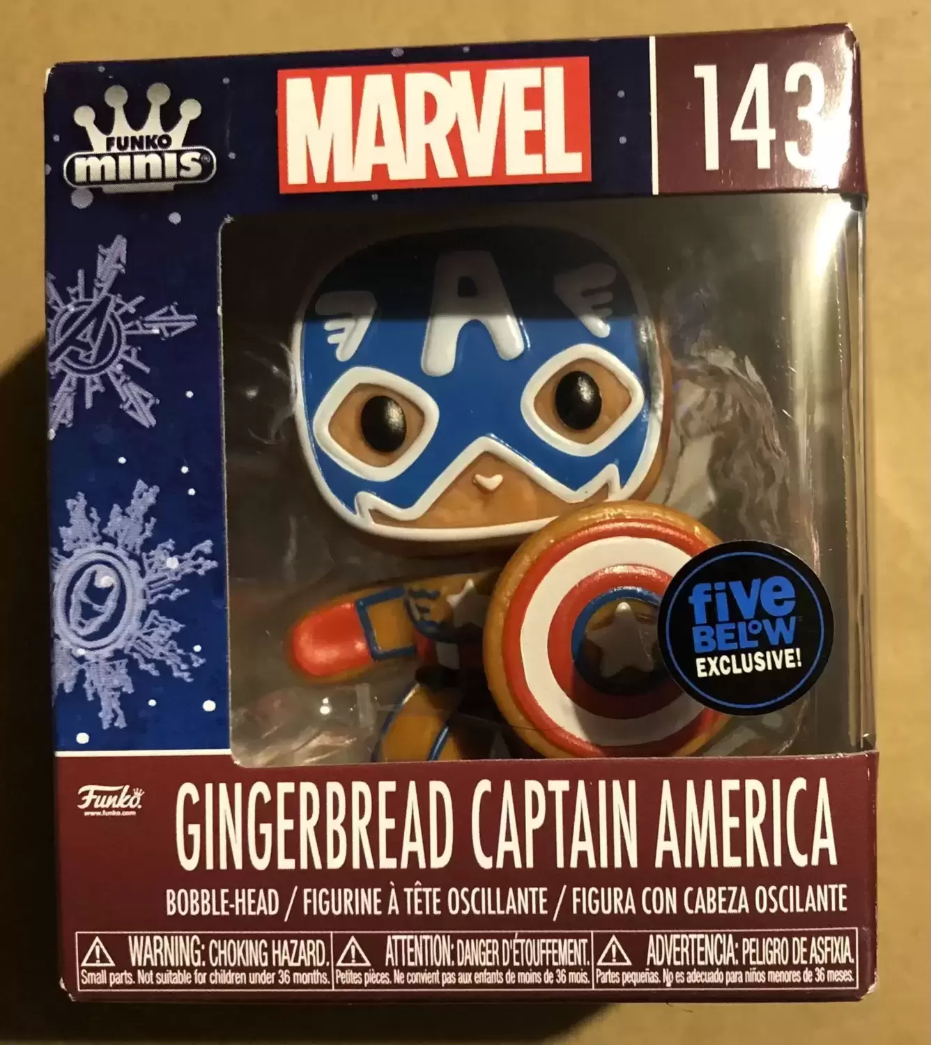 Funko Minis - Marvel - Gingerbread Captain America
