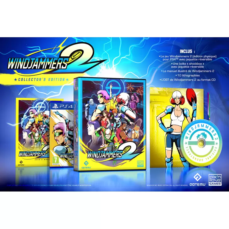Jeux PS4 - Windjammers 2 - Edition Collector