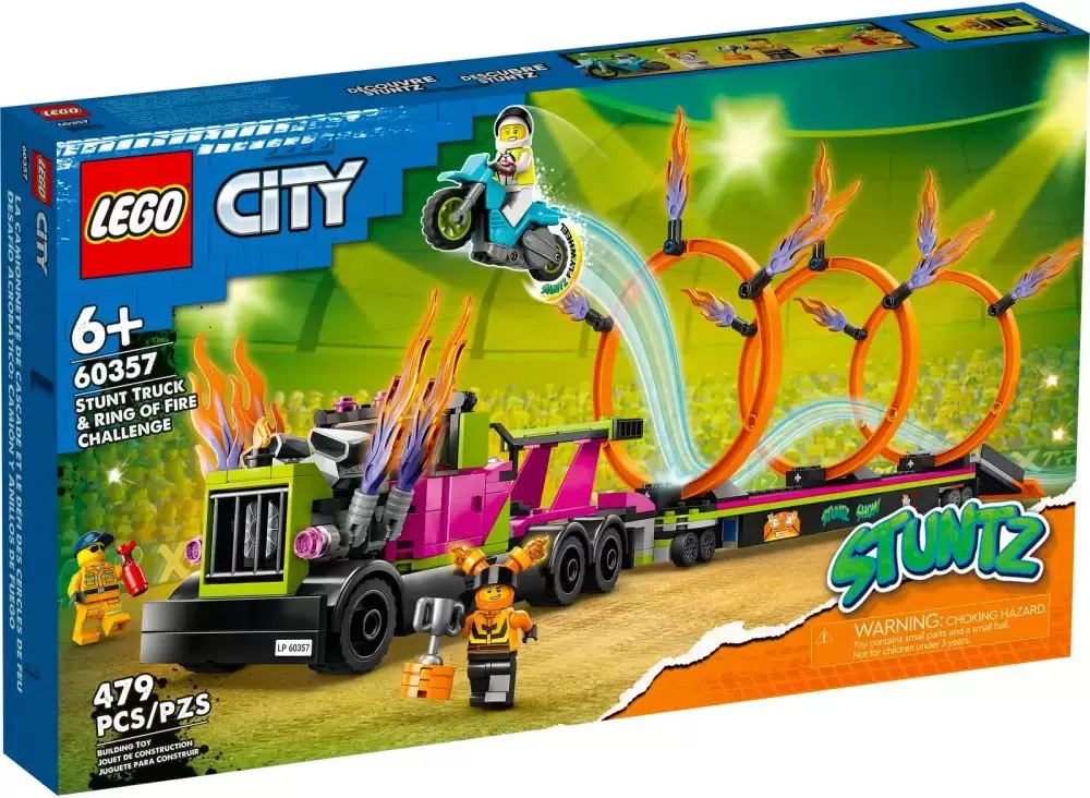 LEGO CITY - Stunt Truck & Ring of Fire Challenge