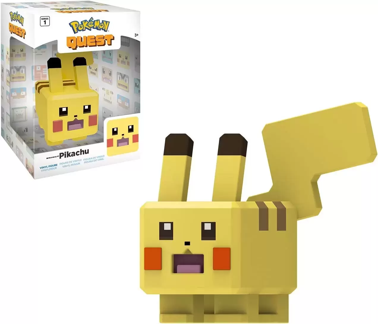 POKEMON QUEST 4 VINYL FIGURE - GENGAR, PIKACHU, EEVEE, SNORLAX