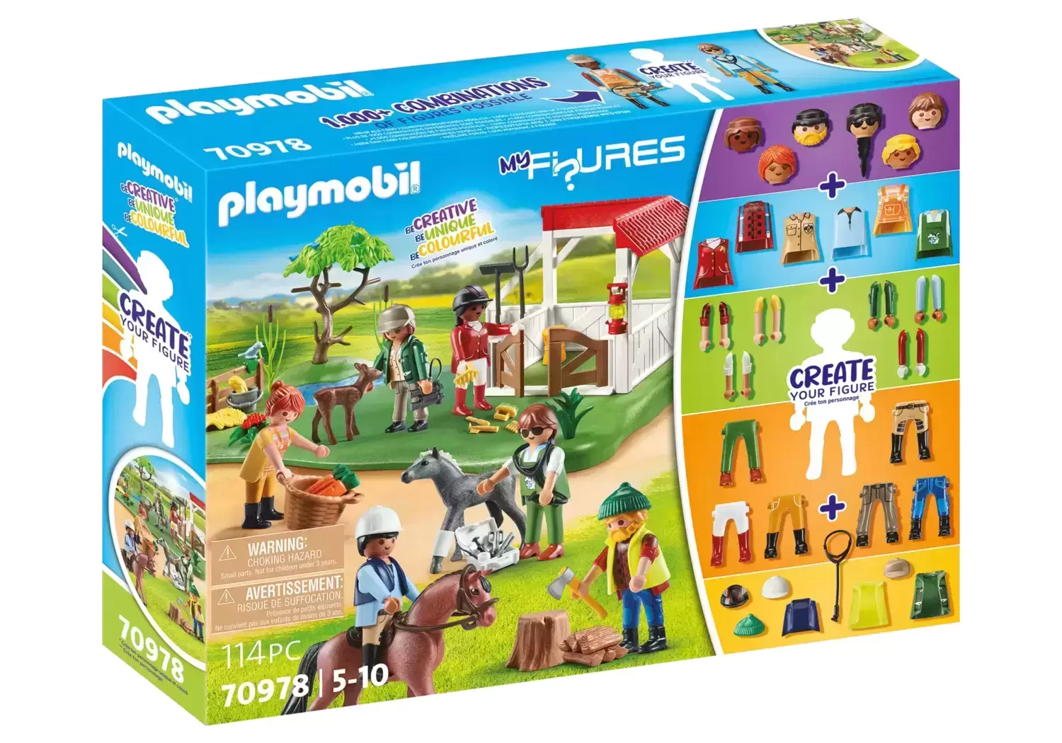 Playmobil Inclassables - My Figures: Ranch équestre