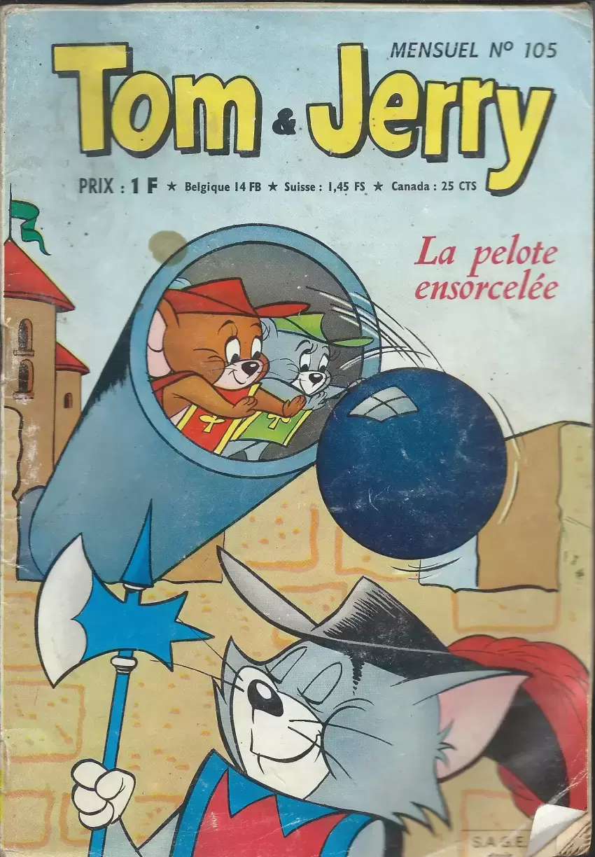 Tom et Jerry Puis Tom & Jerry- 2ème Série - Sage - La pelote ensorcelée