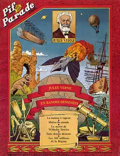 Pif Parade Comique - Jules Verne en bandes dessinées