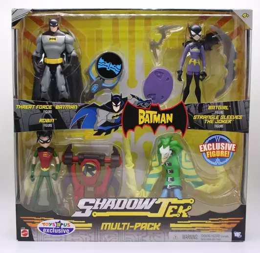 The Batman - Shadow Tek - Joker, Batgirl, Batman & Robin 4 Pack