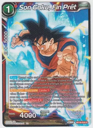 Fighter\'s Ambition - BT19 - Son Goku, Fin Prêt