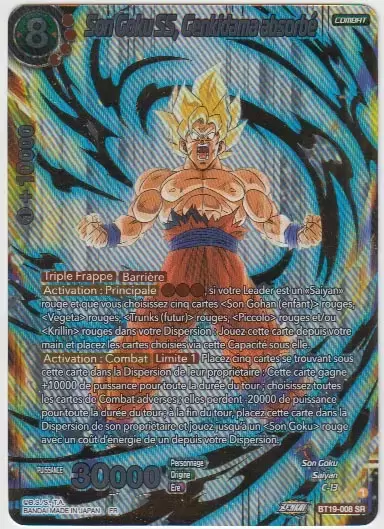 Fighter\'s Ambition - BT19 - Son Goku SS, Genkidama absorbé