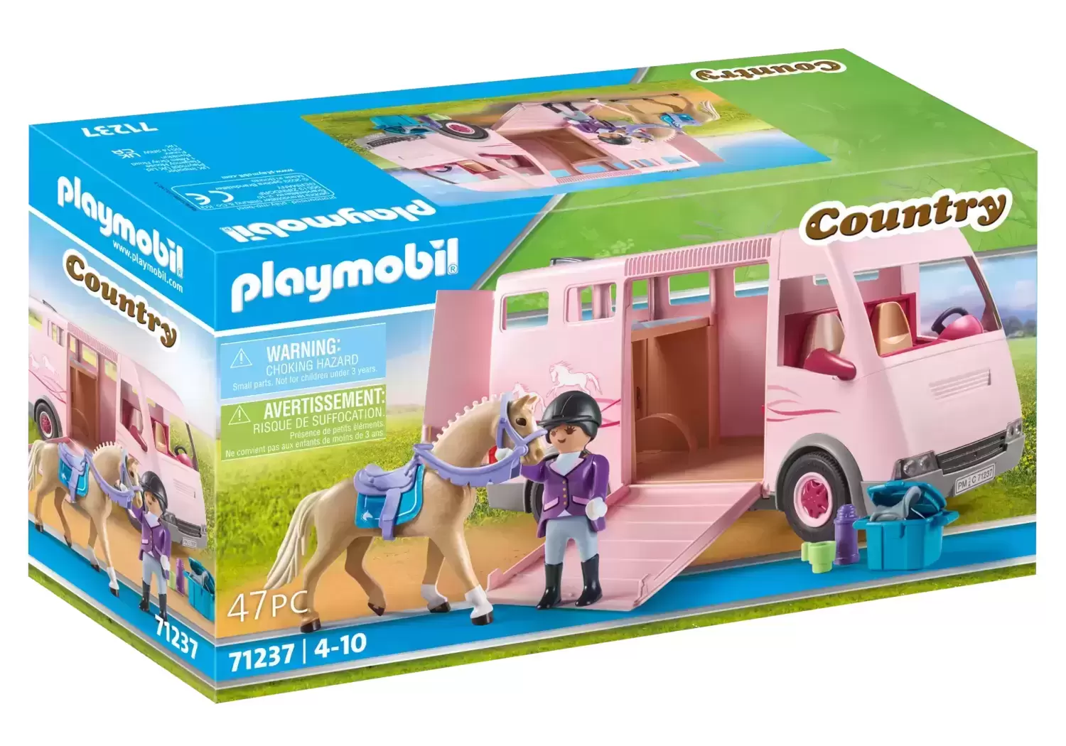 Playmobil Horse Riding - Van with horses