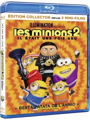 Film d\'Animation - Les Minions 2 : il était Une Fois Gru [Blu-ray]