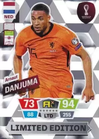 Adrenalyn XL Fifa World Cup Qatar 2022 - Limited Edition Trading Cards - Arnaut Danjuma