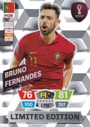 Adrenalyn XL Fifa World Cup Qatar 2022 - Limited Edition Trading Cards - Bruno Fernandes