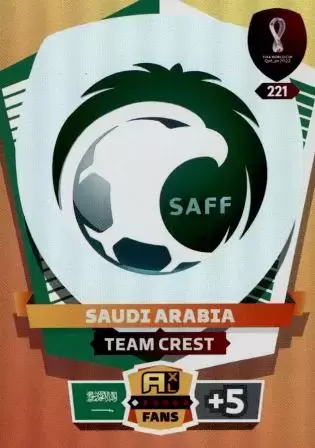 Adrenalyn XL Fifa World Cup Qatar 2022 - Team Crest - Saudi Arabia