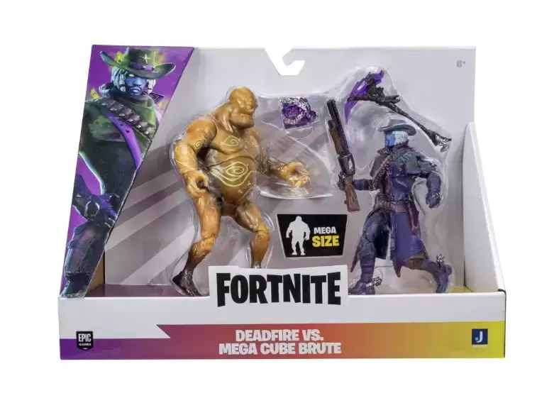 Fortnite JazWares - Duo Mode Deadfire vs Mega Cube Brute