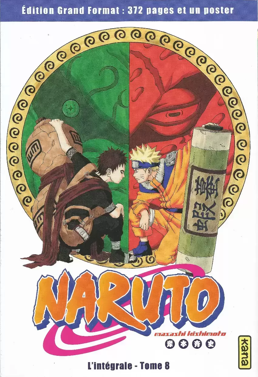 Naruto - Hachette - L\'intégrale - Tome 8